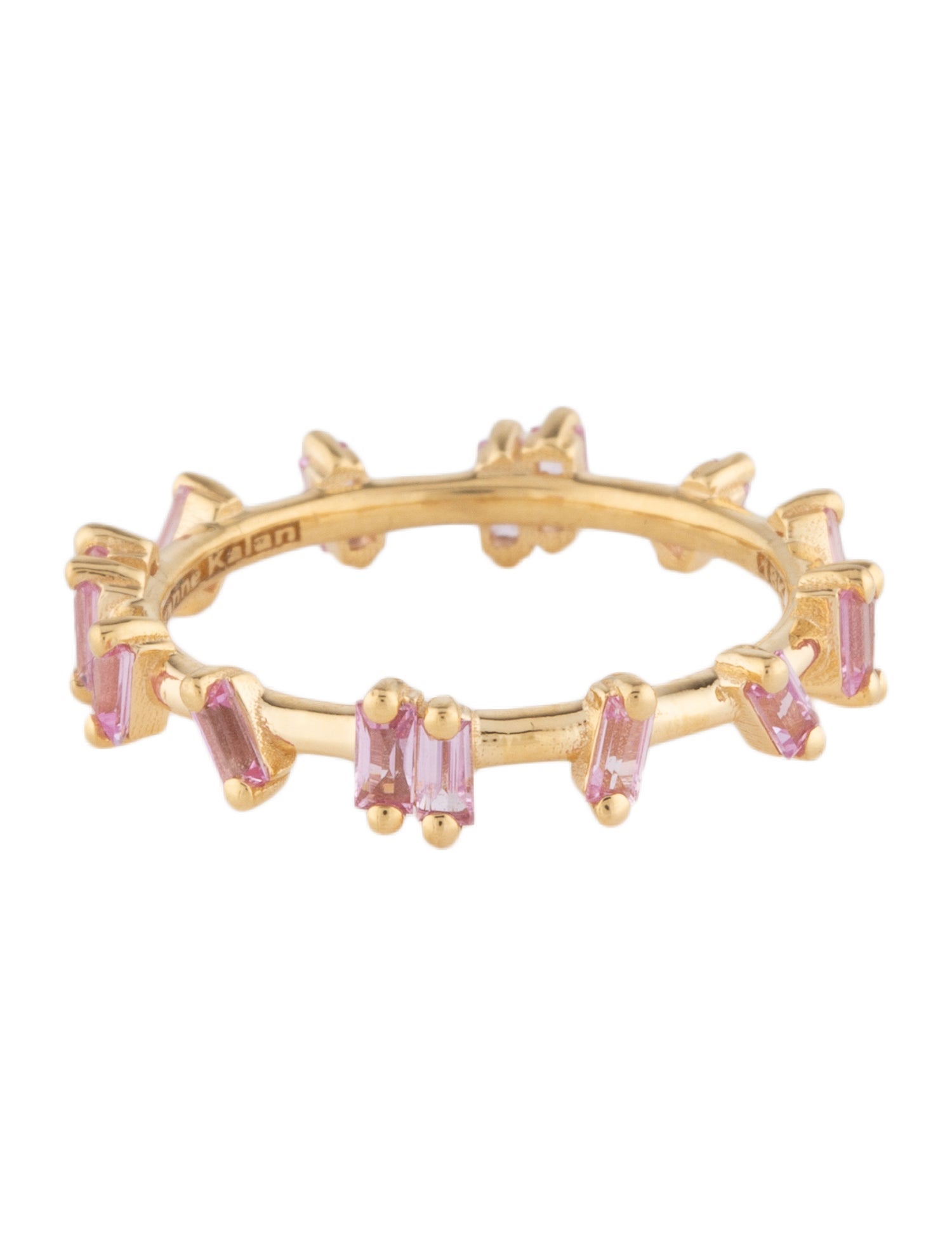 Suzanne Kalan 18K Sapphire 'Barbwire' Eternity Band